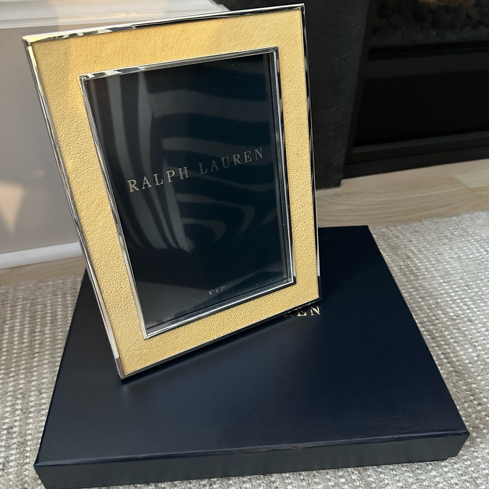 BrandNew Ralph Lauren Chapman 5”x7” Shagreen picture Frame